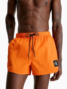 Нейлоновые шорты для плавания Calvin Klein, оранжевый