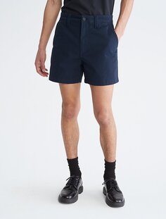Универсальные 5-дюймовые шорты чинос Calvin Klein, сапфировый