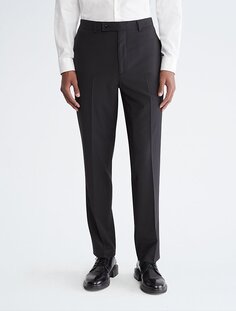 Черные брюки узкого кроя Calvin Klein, черный