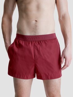 Короткие шорты для плавания в тон Core Calvin Klein, коричневый
