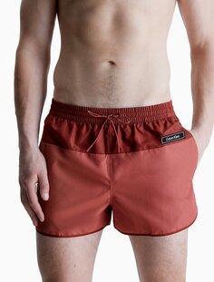 Беговые шорты для плавания Core Solids Calvin Klein, красный
