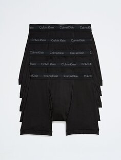 Набор из 5 трусов-боксеров Cotton Classics Calvin Klein, черный