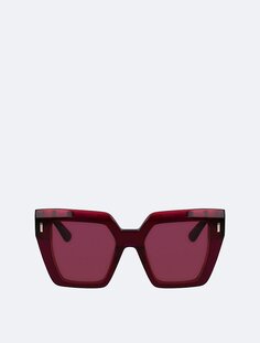 Солнцезащитные очки квадратной формы из модифицированного ацетата Calvin Klein