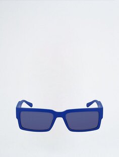 Солнцезащитные очки Pride Iconic в прямоугольной оправе с монограммой Calvin Klein, синий