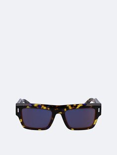 Квадратные солнцезащитные очки из ацетата Calvin Klein, синий