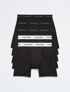 Набор из 5 трусов-боксеров Cotton Classics Calvin Klein, черный