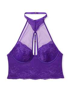 Корсет Victoria&apos;s Secret Very Sexy High-neck Lace, фиолетовый
