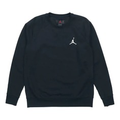 Лонгслив Nike Air Jordan Fleece Lined Stay Warm Sports Round Neck, черный