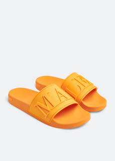 Шлепанцы с логотипом Mallet, оранжевый