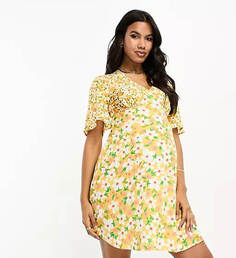 Платье мини Wednesday&apos;s Girl Maternity Floral, желтый