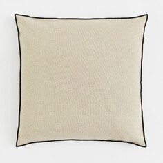 Декоративная наволочка H&amp;M Home Linen-blend, светло-бежевый