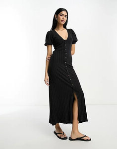 Платье-миди Asos Design, черный