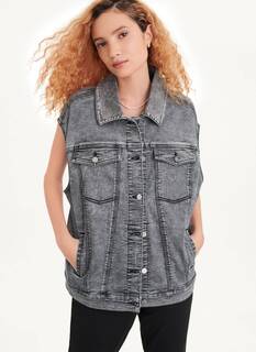 Жилет DKNY Oversized Denim, черный