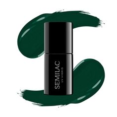 Semilac UV Hybrid гибридный лак для ногтей, 309 Pine Green