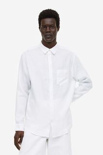 Essentials No 17: Льняная рубашка H&amp;M, белый H&M