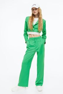 Классические брюки H&amp;M, зеленый H&M