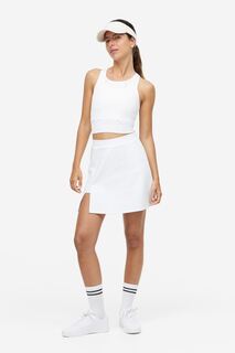 Теннисная юбка H&amp;M, белый H&M