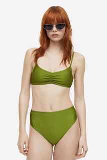 Бразильские плавки бикини H&amp;M, зеленый H&M