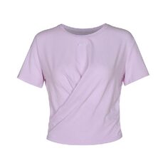 Топ Nike Dri-FIT One Luxe Women&apos;s Twist Standard Fit Short-Sleeve, розовый