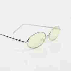 Солнцезащитные очки Public Desire Mini Oval, неоновый желтый