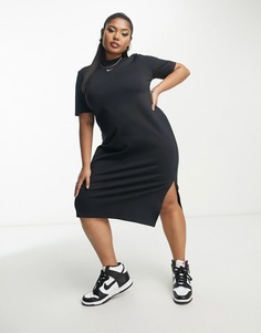 Платье миди Nike Plus Essential, черный