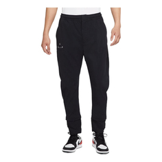 Повседневные брюки Men&apos;s Jordan Logo Alphabet Solid Color, Черный