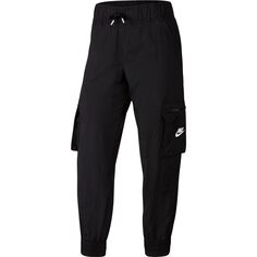 Подростковые брюки Nike Sportswear Woven Cargo Pant, черный