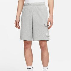 Шорты Nike Sportswear Club Men&apos;s French Terry Cargo, светло-серый