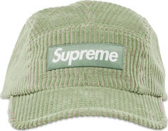 Кепка Supreme 2-Tone Corduroy Camp, зеленый