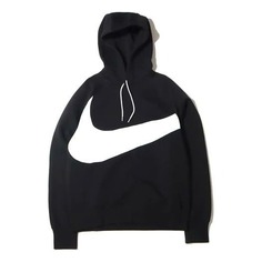 Худи Nike Sportswear Swoosh Tech Fleece Contrasting Colors Large, черный/белый