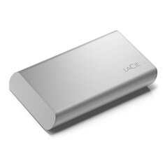 Внешний диск SSD LaCie Portable, 1Тб, серебристый