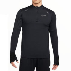 Лонгслив Nike Therma Fit Repel Element Quarter Zip, черный