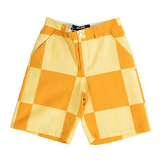 Шорты Jacquemus Le Short Tecido Check, желтый