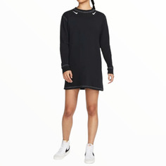 Платье Nike Swoosh Graphic, черный