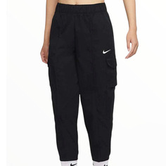 Спортивные брюки Nike Logo Solid Color Woven, черный