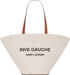 Сумка-тоут Saint Laurent Rive Gauche, бежевый