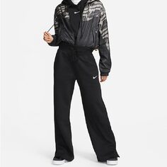 Спортивные брюки Nike Sportswear Phoenix Fleece Women&apos;s High-Waisted, черный