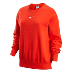 Свитшот Nike Sportswear Phoenix Fleece Women&apos;s Oversized Crewneck, красный