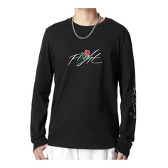 Худи Men&apos;s Nike Sleeve Side Flowers Black DQ7387-010, черный Jordan