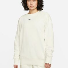 Свитшот Nike Sportswear Phoenix Fleece Women&apos;s Oversized Crewneck, свтло-бежевый