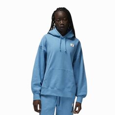 Худи Nike Air Jordan Flight Women&apos;s Fleece, голубой