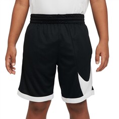 Шорты Nike Dri-Fit Big Kids&apos; Basketball, черный/белый