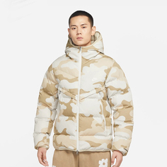 Куртка Nike Therma-Fit Windrunner Men&apos;s Warm Hooded Camouflage, бежевый/белый