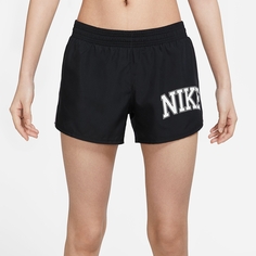Шорты для бега Nike Dri-Fit Swoosh, черный/белый