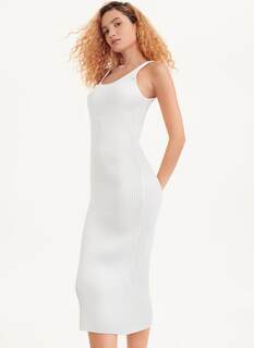 Платье-миди с ремешком на спине DKNY