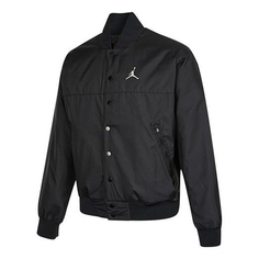 Куртка Men&apos;s Jordan Logo Baseball Collar Autumn Black, Черный