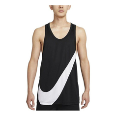 Майка Men&apos;s Nike Big Swoosh Training Quick Dry Breathable Basketball Jersey/Vest Black, Черный