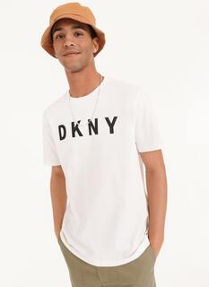 Футболка классическая с логотипом DKNY