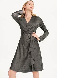 Платье вязаное с запахом DKNY
