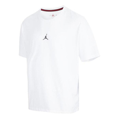 Футболка Air Jordan SS22 Logo Printing Sports Round Neck Short Sleeve White, Белый